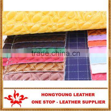 Durable Leaf Grain PVC Leather Synthetic for Cosmetic Bag,baggage,suitcase,wallet photo-3