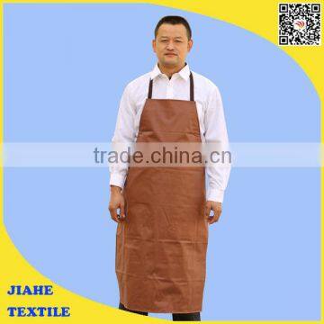 Brown plastic apron