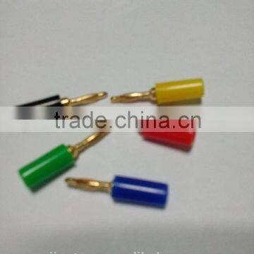 2mm banana plug in gold or nickel plated