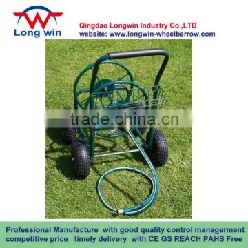 Garden water wheel , Hose reel cart