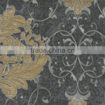 buy wallpaper classic deep embossed pvc interior decorative vinyl wallpaper                        
                                                                Most Popular