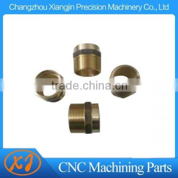 custom cnc machining brass joint pipe