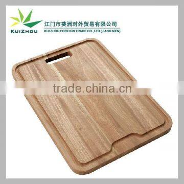 Wooden Cutting Board with water tank and handle