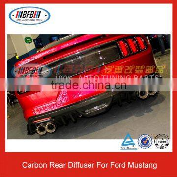 Car Bumper Diffusers Carbon Rear Diffusers For Ford Mustang 2015