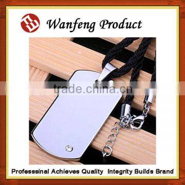 2015 custom top quality dog tag (factory price) metalic tags export all over the world