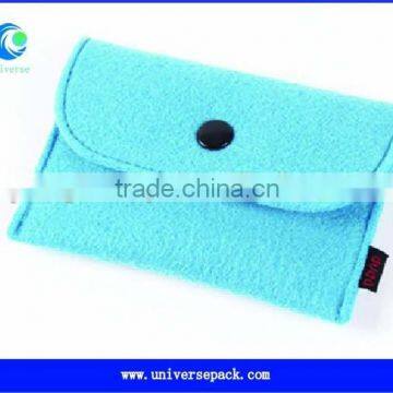 Nice blue flap eyeglasses bag