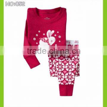 tinaluling children clothes kids animal pajamas baby girls rabbit pyjamas 100% cotton sleepwear girls night dresses