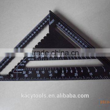 Aluminium Metal Metric Set Square Complete in specifications Triangle ruler 12 inch 45 Degrees