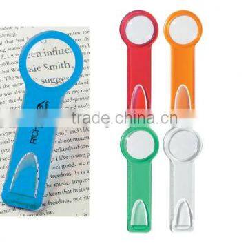 plastic ruler With magnifier Circular Magnifying Glass