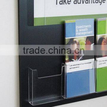 Alibaba china best selling hot acrylic tri-fold brochure holder