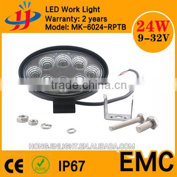 China manufacture Hot Sales 6inch 24W LED Work Light Flood Driving light