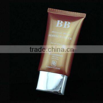 colored cosmetic container oval plastic tube for BBcream