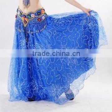 Bellydance Puffi Ruffle Long Skirt