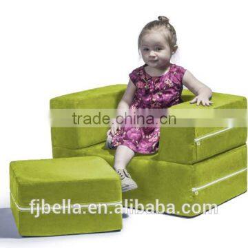 3 in 1 with Ottoman & Mattress & Table Convertible Kids Flip Chair