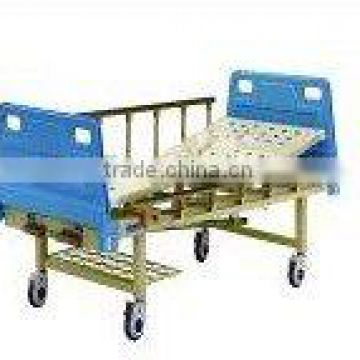 Manual double shake bed