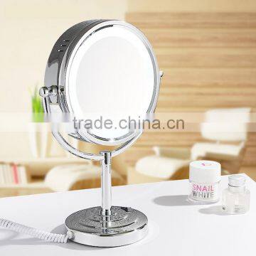 deck mount bathroom mirrors with chrome finish 2208d