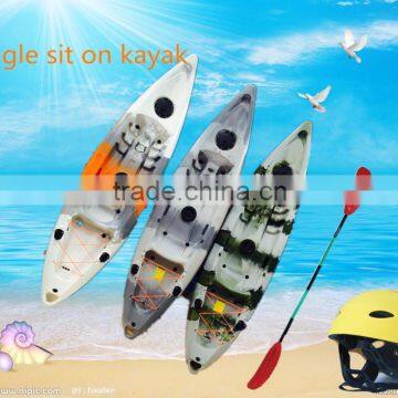 single sit on top fishing kayak,lldpe kayak , plastic kayak