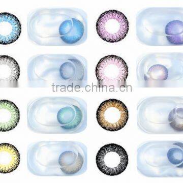 wholesale 6 months 14.5mm 2 tone LUNA G-211 colored lenses