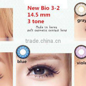 Korea New Bio 3-2 monthly disposable korean contact lenses 14.5 mm contact lenses