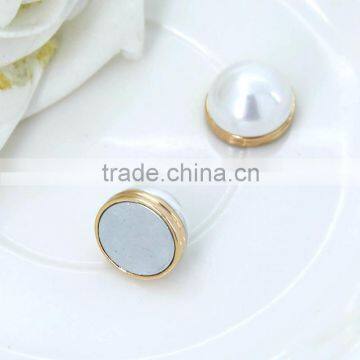 Chinese Imitation Jewellery With Gold Plated Earring Fashion Big Pearl Earrings photo-2