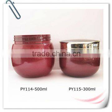 personal care use screen printing cosmetic use 300ml plastic jar