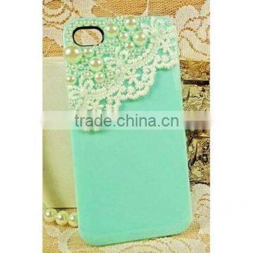 Lace Diamond For iPhone 4 4S Full Body Phone Fashion Crystal Case