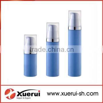 round 30ml 50ml PP plastic cosmetic airless pump bottle