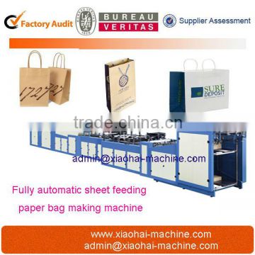 XK-350 Full Automatic Sheet Feeding Paper Bag Making Machine