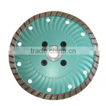 turbo blades cutting granites dry