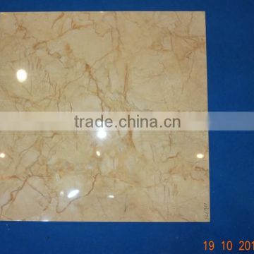 600x600mm beige color porcelain polished high glossy floor tile W/A:0.5% grade A