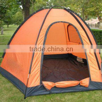 2015 orange advertising camping tent with single layer