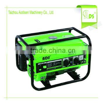portable single cylinder 4 stroke manual electric generator