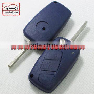 High Quatity Fita flip remote key shell 3 button Fiat Punto Ducato Stilo Panda fobs romote key case