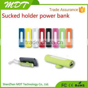 2015 New arrival easy life of power bank 2600mah marvel power bank suction cup power bank for iphone5