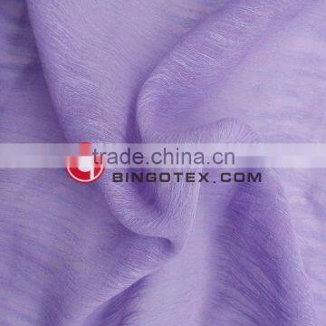 Polyester soft dye crepe fabric for shirt