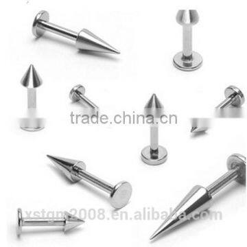Fashion Labret Ring 16G surgical Stainless Steel Lip Ring piercing labret rings