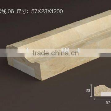 New design Marble moulding wall skirting marble made of concrete