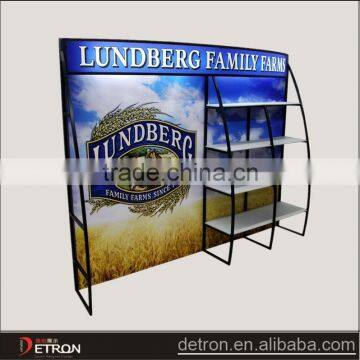 Hot sale backdrop pop up stands display with graphics