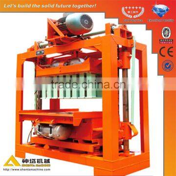 Portable type QTJ4-50 manual concrete block machine