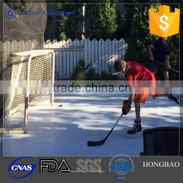 ice skating board/hockey practicing artificial ice rink floor/pe uhmw synthetic ice skating rink producer