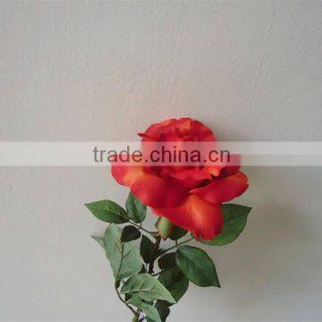 faux flowers red rose for party decoration