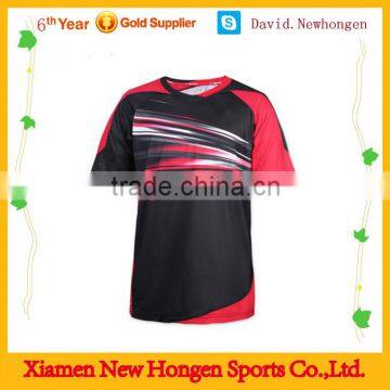 Professional custom made training badminton jersey for wholesale