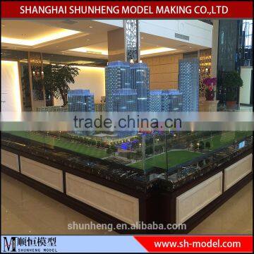 architectural scale model maker from China/Custom miniature architectural scale model for commercial plaza