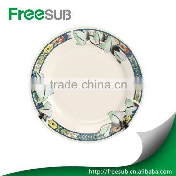 Cheap Unique 8 Inch Dinner Dishes White Personalized Sublimation Ceramic Plates