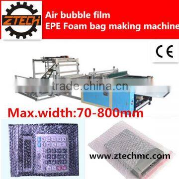 New Ztech 70-800 width Air Bubble Film Bag Making Machine