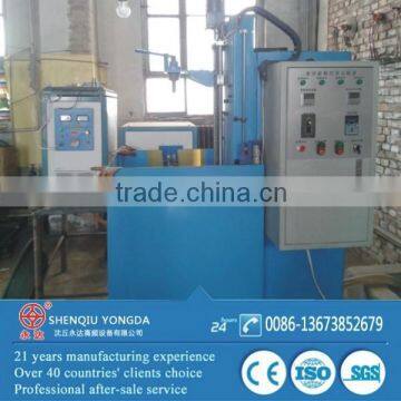 Vertial type shaft axis hardening quenching induction heating machine