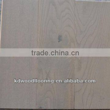 Grey White oak parquet wood engineered flooring