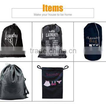 Business Holiday Camping Disposable Nylon Wash Laundry Bag for Dirty Clothes