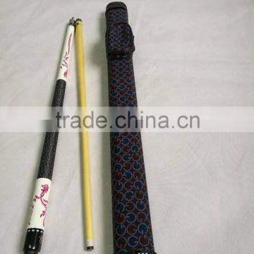 High quality Maple wood 57 inch 1/2 joint billiard pool cue with cue bag/ Pool cue set/ Factory promotion