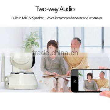 One Key Smart Connect WIFI P2P, PNP,Plug&Play H.264 2'years Warranty Network ip Camera